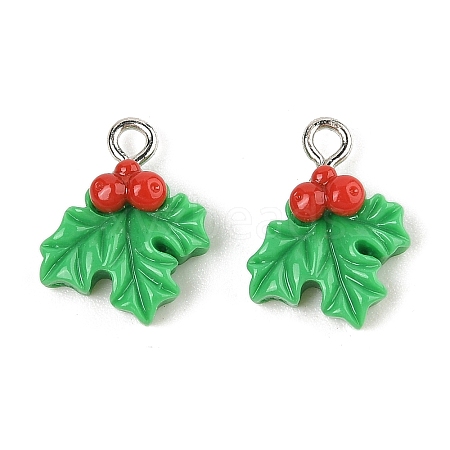 Christmas Theme Opaque Resin Pendants RESI-S08-01M-1