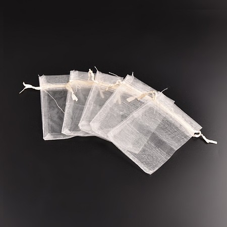 Organza Gift Bags with Drawstring OP-R016-9x12cm-19-1