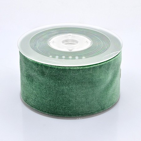 Polyester Velvet Ribbon for Gift Packing and Festival Decoration SRIB-M001-50mm-587-1