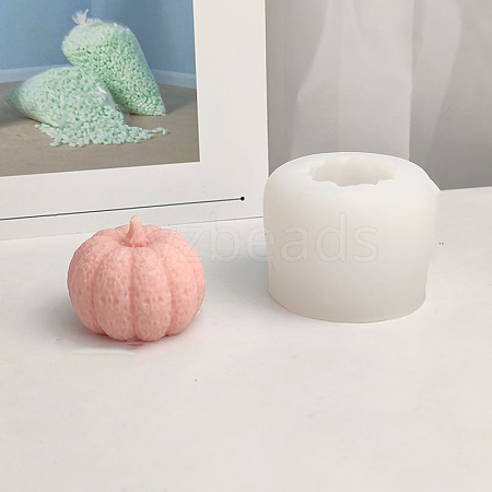 DIY Pumpkin Shape Silicone Candle Molds CAND-PW0014-12B-1