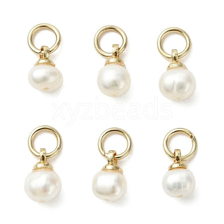 Natural Cultured Freshwater Pearl Pendants PALLOY-JF05298-02-1