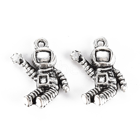 Tibetan Style Alloy Pendants TIBE-S323-113AS-RS-1