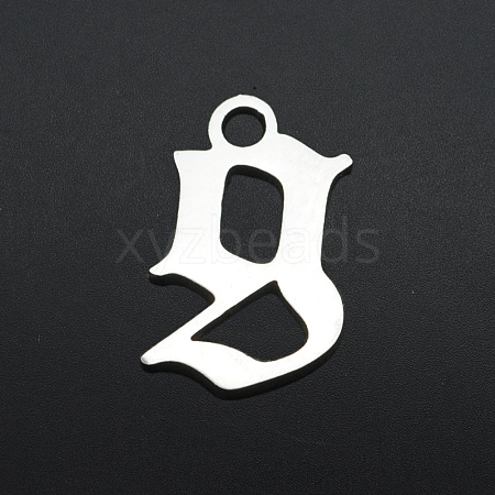 Non-Tarnish 201 Stainless Steel Charms STAS-S105-JA569-G-1