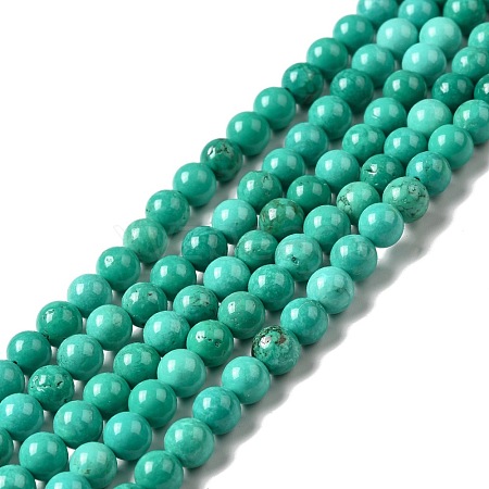 Dyed & Heated Natural Magnesite Beads Strands G-G924-01A-02-1