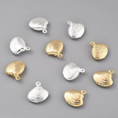 Brass Pendants KK-O131-17-B-1