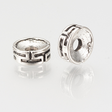 Tibetan Style Spacer Beads TIBEP-S315-46AS-NR-1