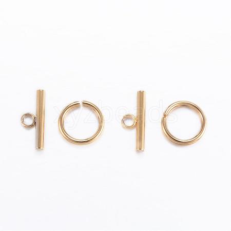 304 Stainless Steel Toggle Clasps STAS-F030-14-1