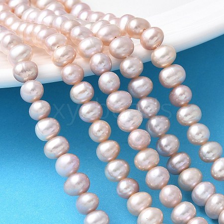 Natural Cultured Pearl Beads Strands PEAR-I007-07R-03B-1