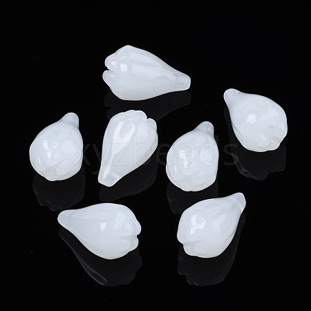 Imitation Jade Glass Pendants GLAA-S054-19A-1