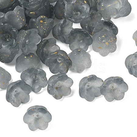 Frosted Glass Bead Cap FGLA-C001-01I-1