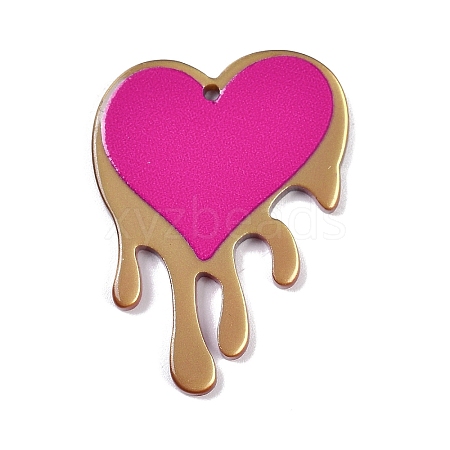 Valentine's Day Theme Acrylic Pendants OACR-Q100-12A-1