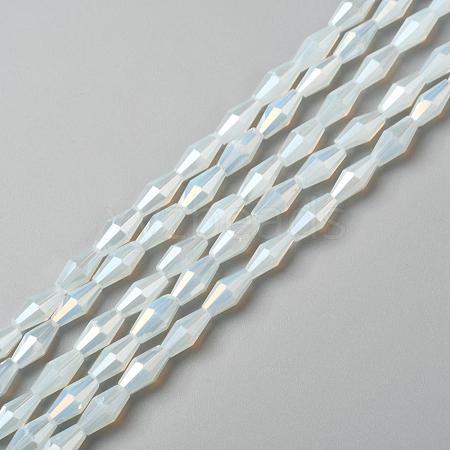 Imitation Opalite Glass Beads GLAA-P001-06A-01-1