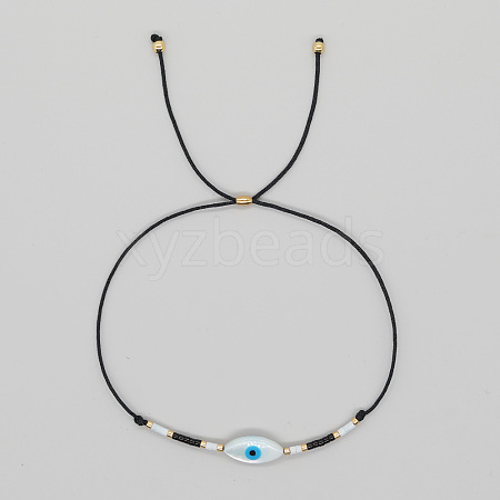 Natural Shell Evil Eye Bracelets FK3019-4-1