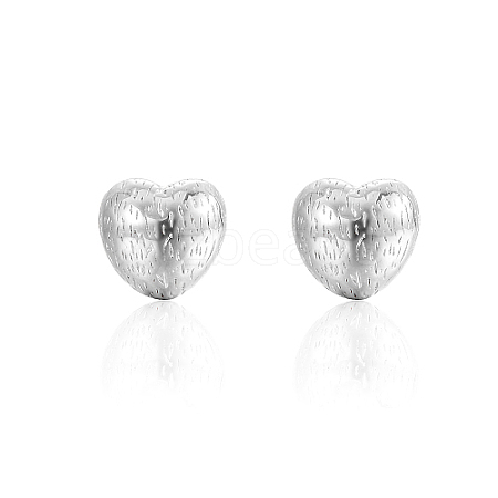 304 Stainless Steel Stud Earrings for Women FE9821-2-1