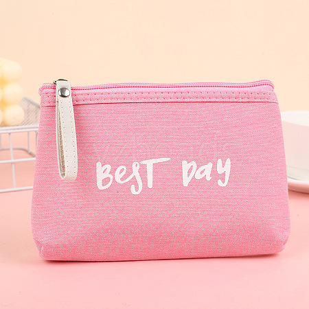 Waterproof Canvas Cosmetic Zipper Bags PW-WG637D7-04-1