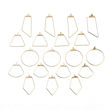 304 Stainless Steel Wire Pendants STAS-X0017-15G-1