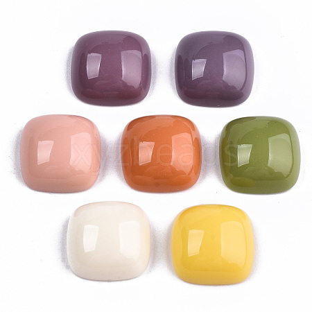 Opaque Resin Cabochons CRES-T023-03-1