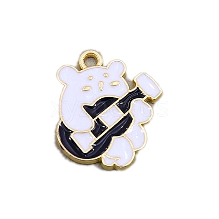 Alloy Enamel Pendants PW-WGAC5C7-02-1