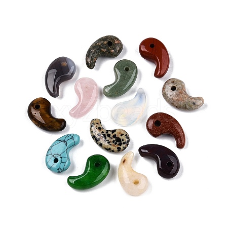 Natural & Synthetic Mixed Stone Pendants G-N344-32-1