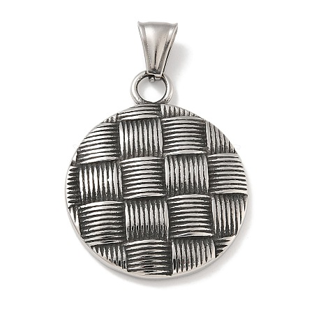 304 Stainless Steel Pendants STAS-Z097-10AS-1