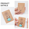  120Pcs 6 Styles Paper Necklace Display Cards CDIS-NB0001-39-3