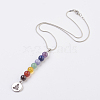 Chakra Jewelry NJEW-JN02133-2