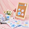 PVC Self Adhesive Flower Car Sticker DIY-WH0453-57B-4