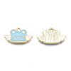 Alloy Enamel Pendants PALLOY-N170-034A-NR-2