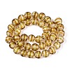 Handmade Foil Glass Beads Strands FOIL-N033-05G-2