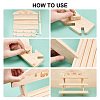 DIY 3 Tier Stair Style Wooden Plant Stand Kit ODIS-WH0043-11A-5