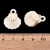 ABS Plastic Imitation Pearl Pendants PL-N007-31-3