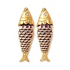 304 Stainless Steel Enamel Pendants STAS-Z193-13G-05B-1