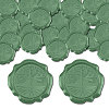 CRASPIRE 100Pcs Adhesive Wax Seal Stickers DIY-CP0009-90C-1