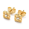 PVD Vacuum Plating 304 Stainless Steel Stud Earrings STAS-D087-14G-1