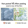 Waterproof PVC Colored Laser Stained Window Film Static Stickers DIY-WH0314-107-8