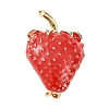 KC Gold Plated Alloy Fruit Brooches JEWB-L017-02KCG-01-1