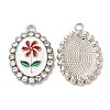 Alloy Enamel Pendants PALLOY-K011-01P-1