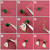 SUNNYCLUE DIY Panda Theme Earring Making Kit DIY-SC0023-69-6