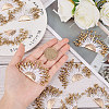 Polycotton(Polyester Cotton) Tassel Pendant Decorations LS-FIND-T041-12-4