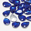 Pointed Back Glass Rhinestone Cabochons RGLA-T081-18x25mm-11-1