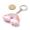 PVC Plastic Pendant Keychain KEYC-JKC00509-4