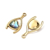 Natural Paua Shell Pendants STAS-G397-13G-02-2
