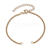 304 Stainless Steel Chain Bracelet Making AJEW-JB01212-01-1