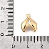 Brass Pave Clear Cubic Zirconia Charms KK-C096-14D-G-3