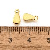 304 Stainless Steel Stamping Blank Tag Charms STAS-F311-04G-03-3