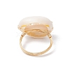 Natural Cowrie Shell Finger Rings for Women RJEW-JR00834-5