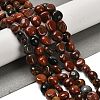 Natural Brecciated Jasper Beads Strands G-P497-01E-11-2