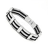 304 Stainless Steel Punk Rock Chain Bracelets for Men WG87BE9-02-1