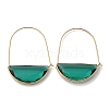 Brass Hoop Earrings X-EJEW-T007-04G-01-NF-4