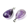 Natural Banded Amethyst Pendants GG-K002-09O-2
